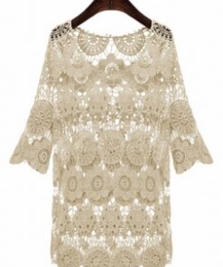 THAI Sexy Crochet Beach Cover Up