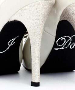 "I Do" Rhinestone Bridal Shoe Stickers
