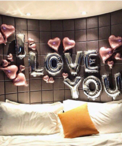 "I LOVE YOU" Foil Balloons